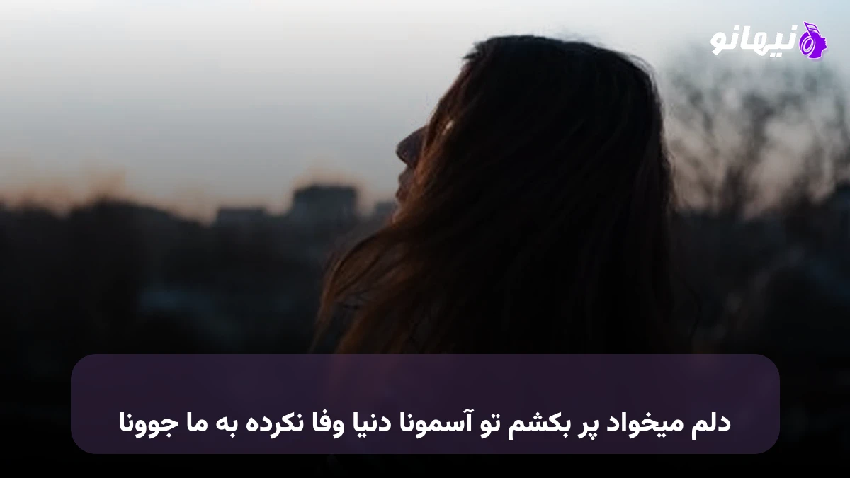 دانلود آهنگ دلم میخواد پر بکشم تو آسمونا دنیا وفا نکرده به ما جوونا